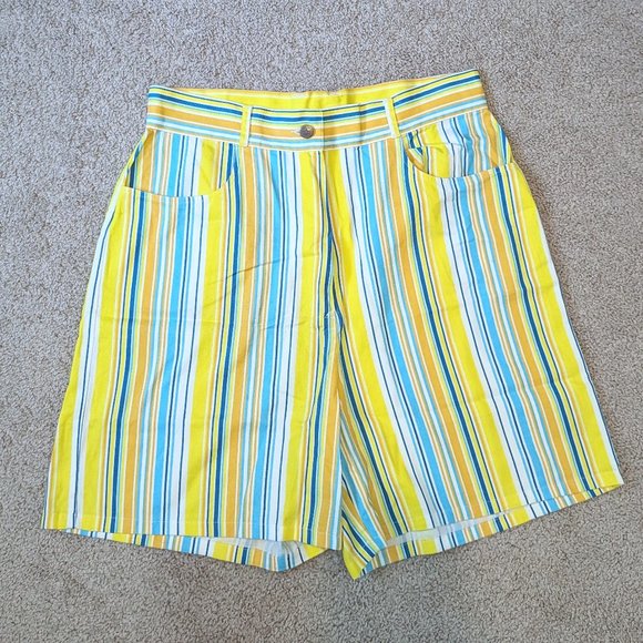 Lucy & Yak Striped Shorts - Picture 1 of 6